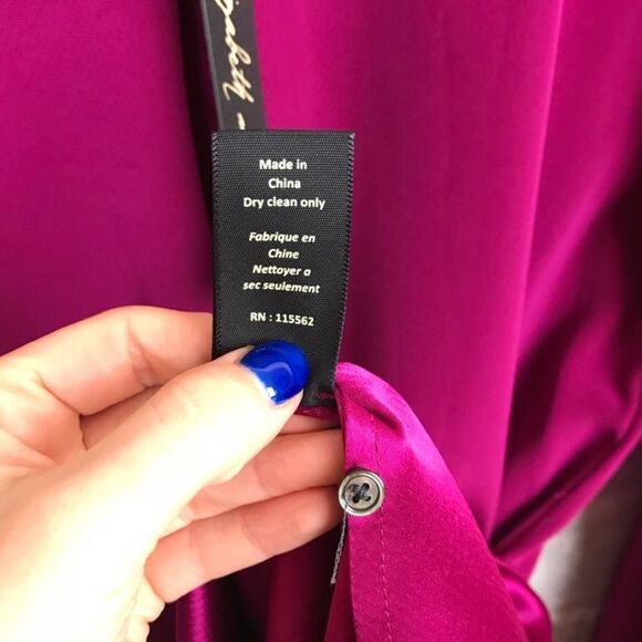 Nwt Elizabeth & James pink Mabel bell sleeve dress - Picture 5 of 7